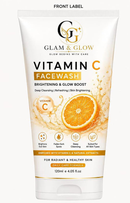 Glam & Glow Vitamin C Face Wash – Brightening & Glow Boost